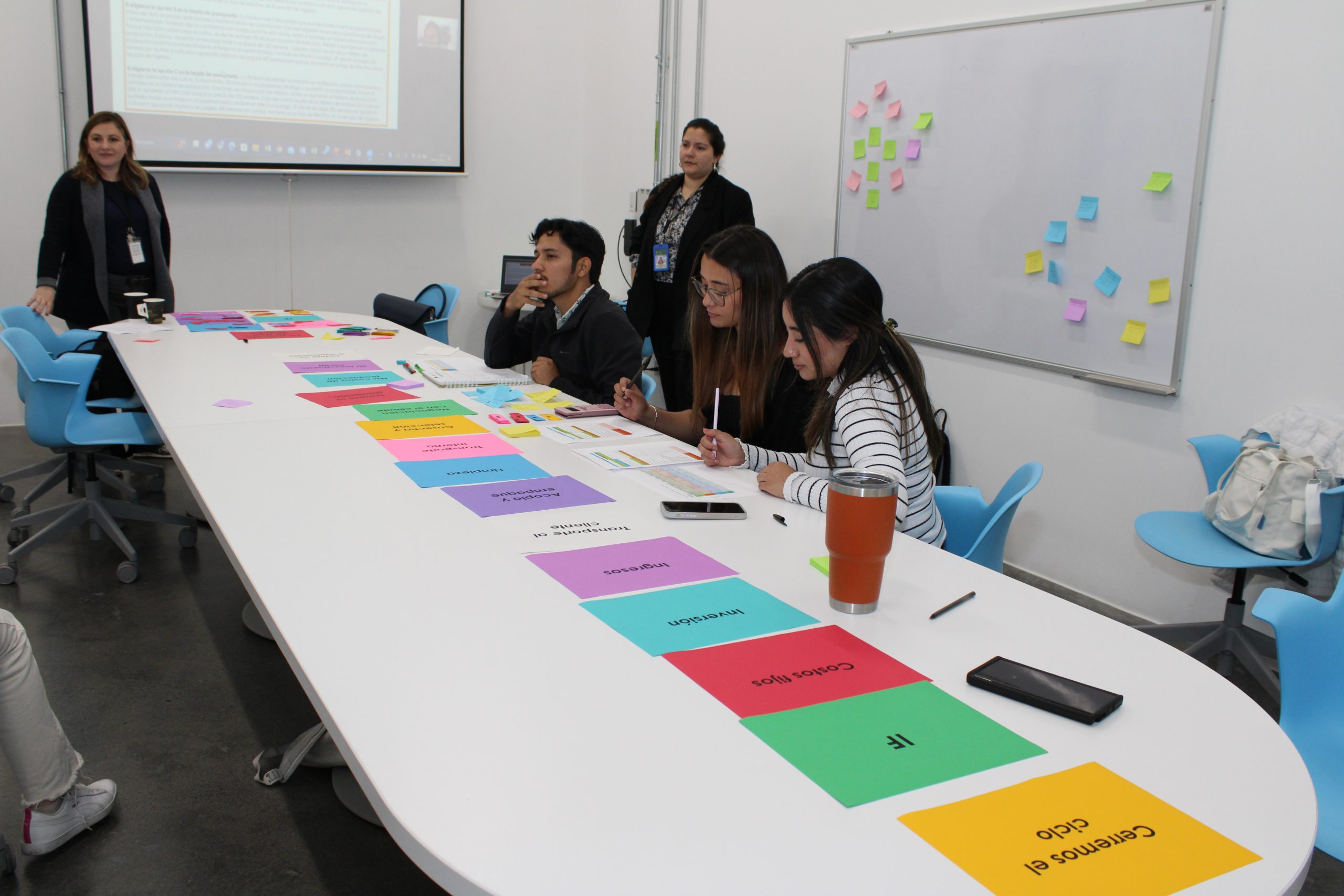 Primera validación del juego con estudiantes. Foto: ASPIRE